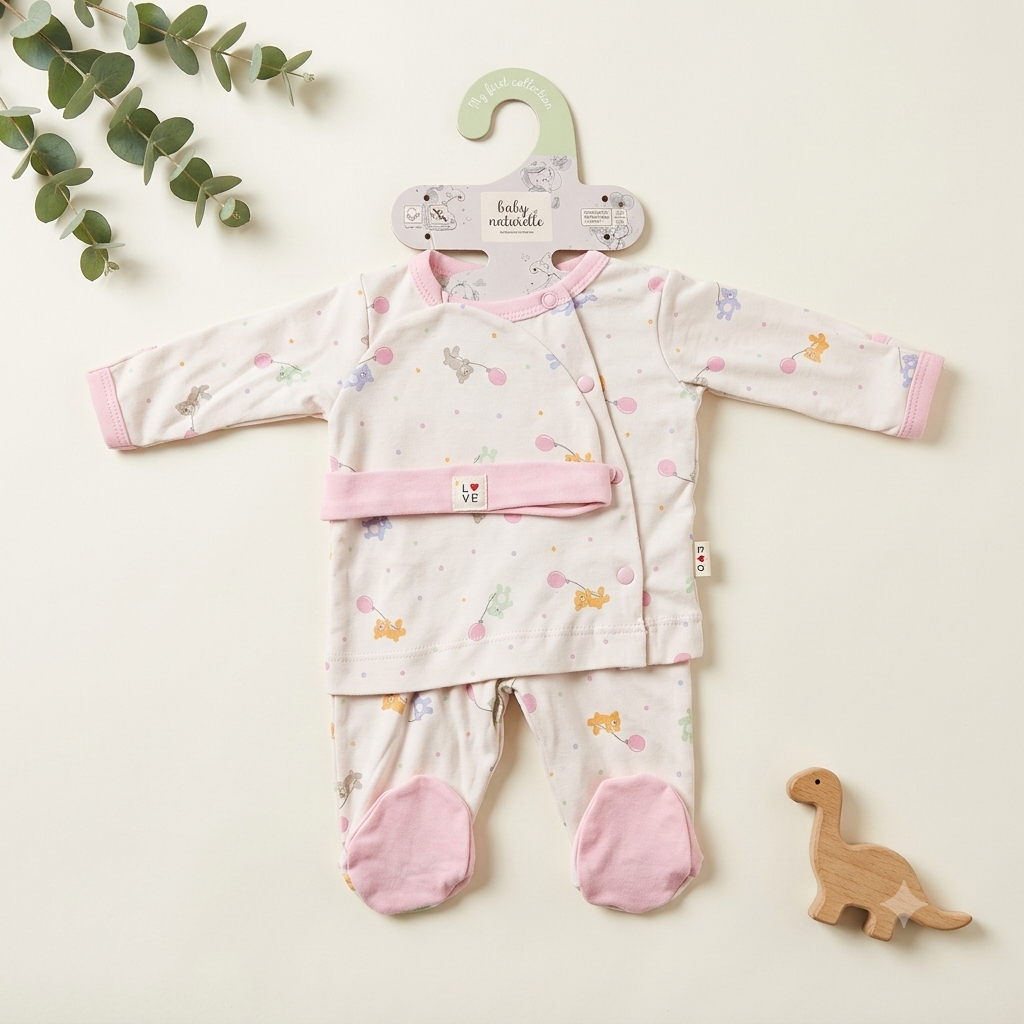 Organic Comfort Newborn Layette Trio for New Born
