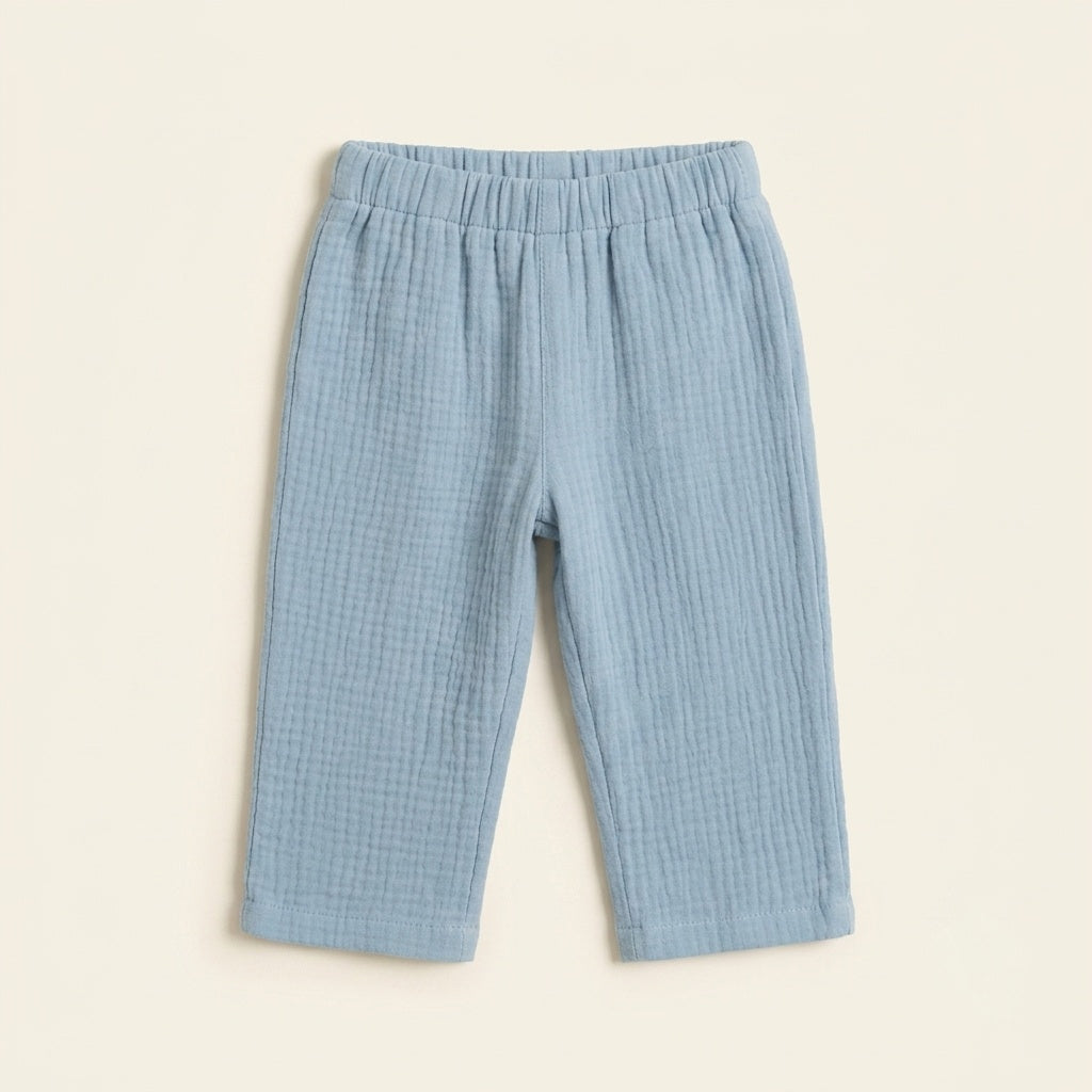 Sky Blue Muslin Co-ord Set