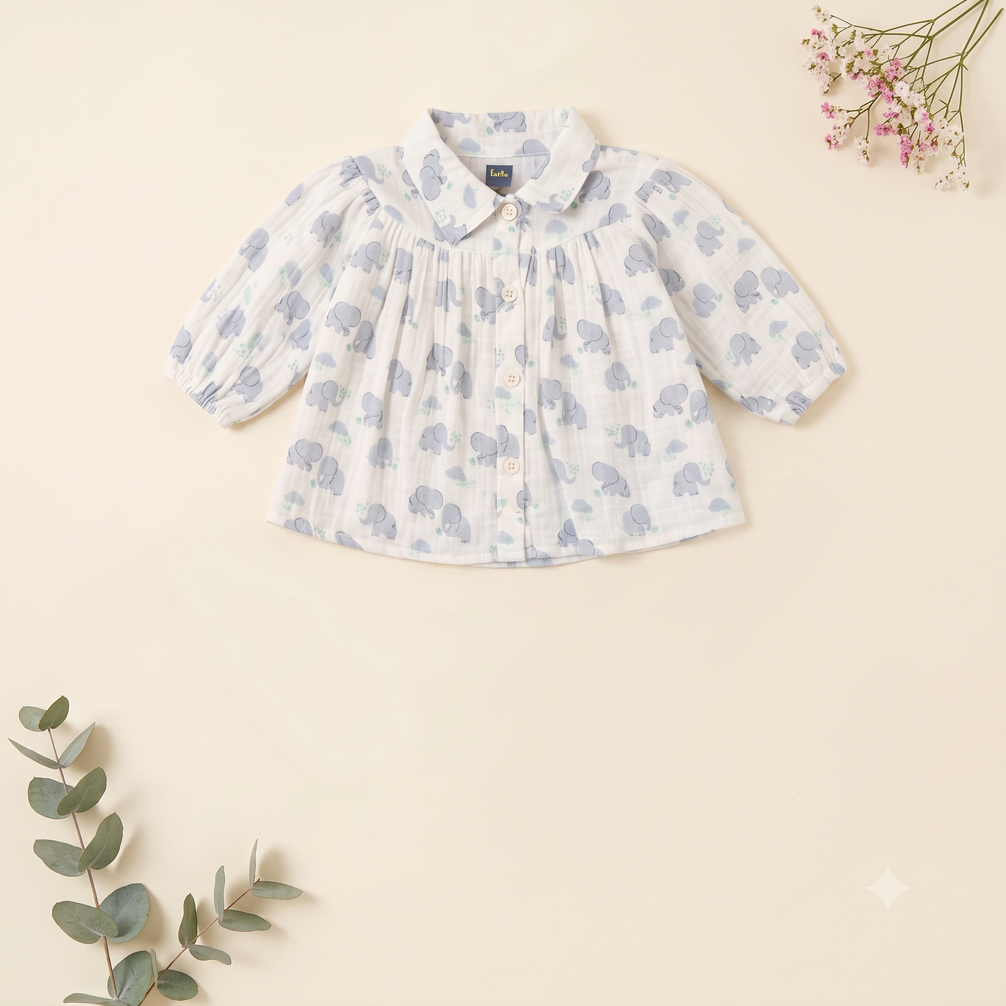 Elephant Dreams Double Gauge Dress & Legging Set
