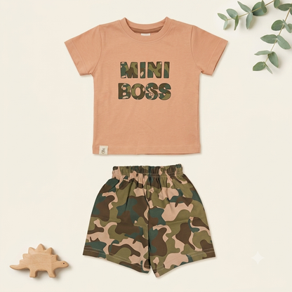 Mini Boss Camo Adventure 2-Piece Set