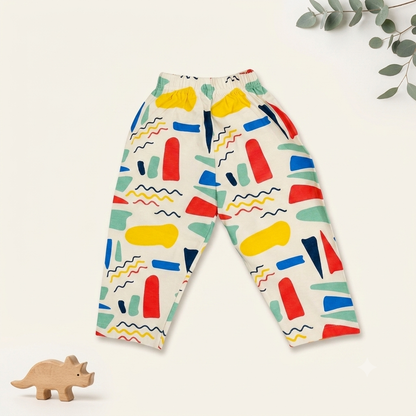 Playtime Geometry 2-Piece Night Suit