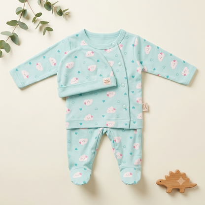 Organic Comfort Newborn Layette Trio for New Born