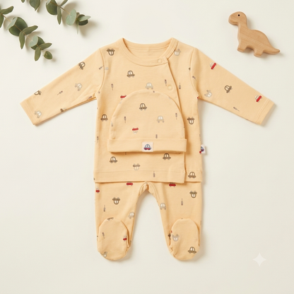 Organic Comfort Newborn Layette Trio for New Born