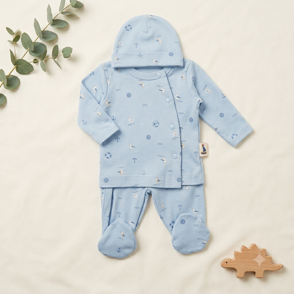 Organic Comfort Newborn Layette Trio for New Born