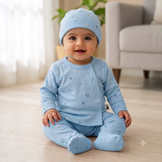 Organic Comfort Newborn Layette Trio for New Born