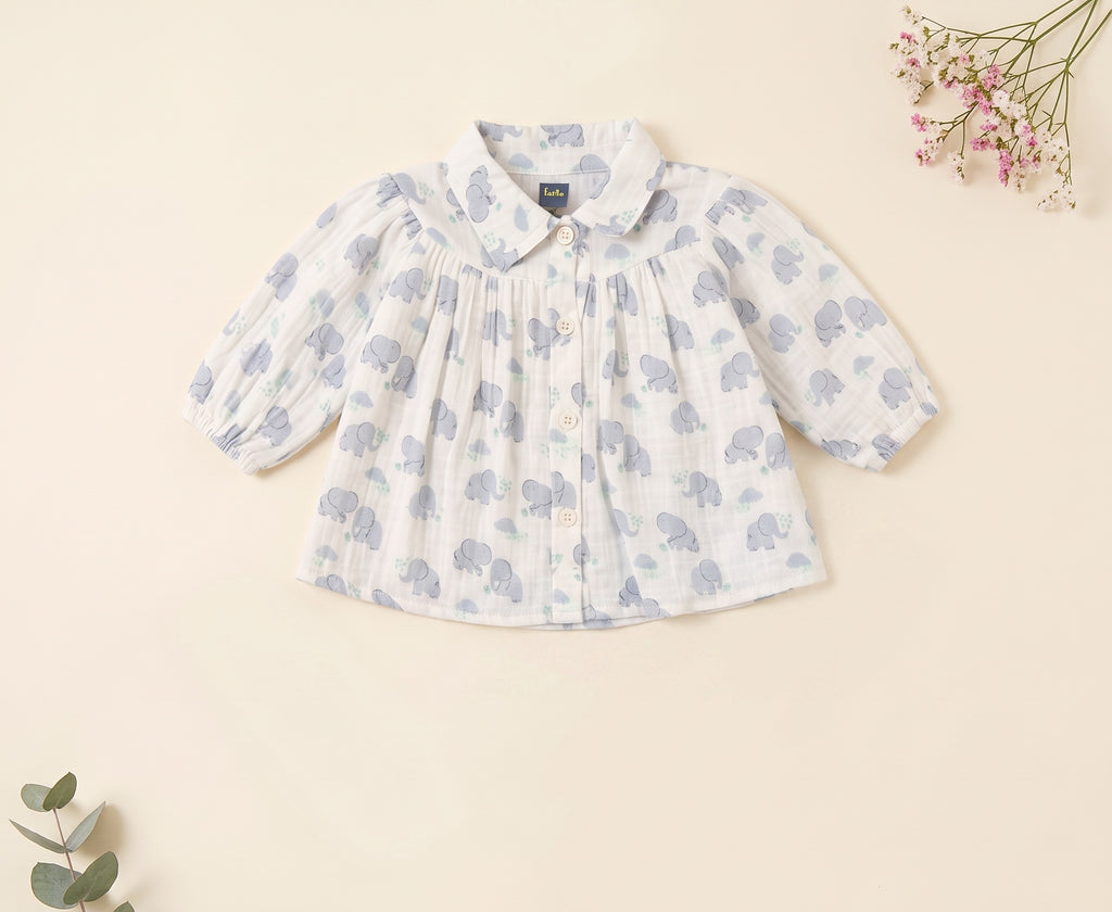 Elephant Dreams Double Gauge Dress & Legging Set