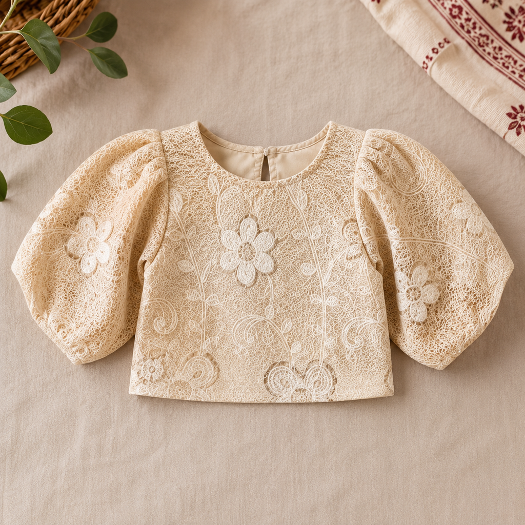 Gulnaar Festive Skirt and Top Set with Little Potli