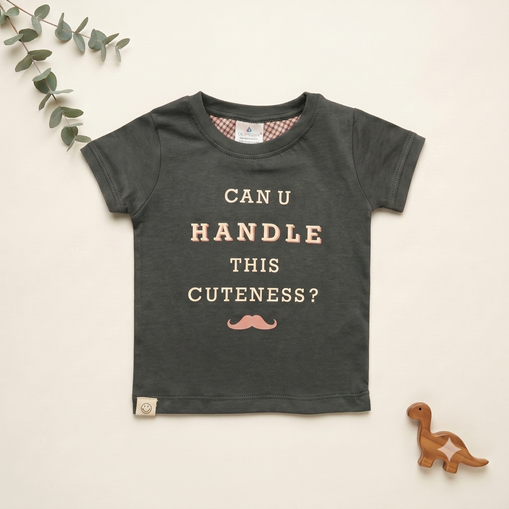 Little Charmer Tee & Checkered Short Set