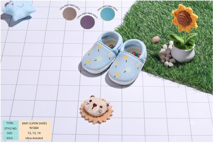 Blue Lollipop Baby Slip-On Loafers