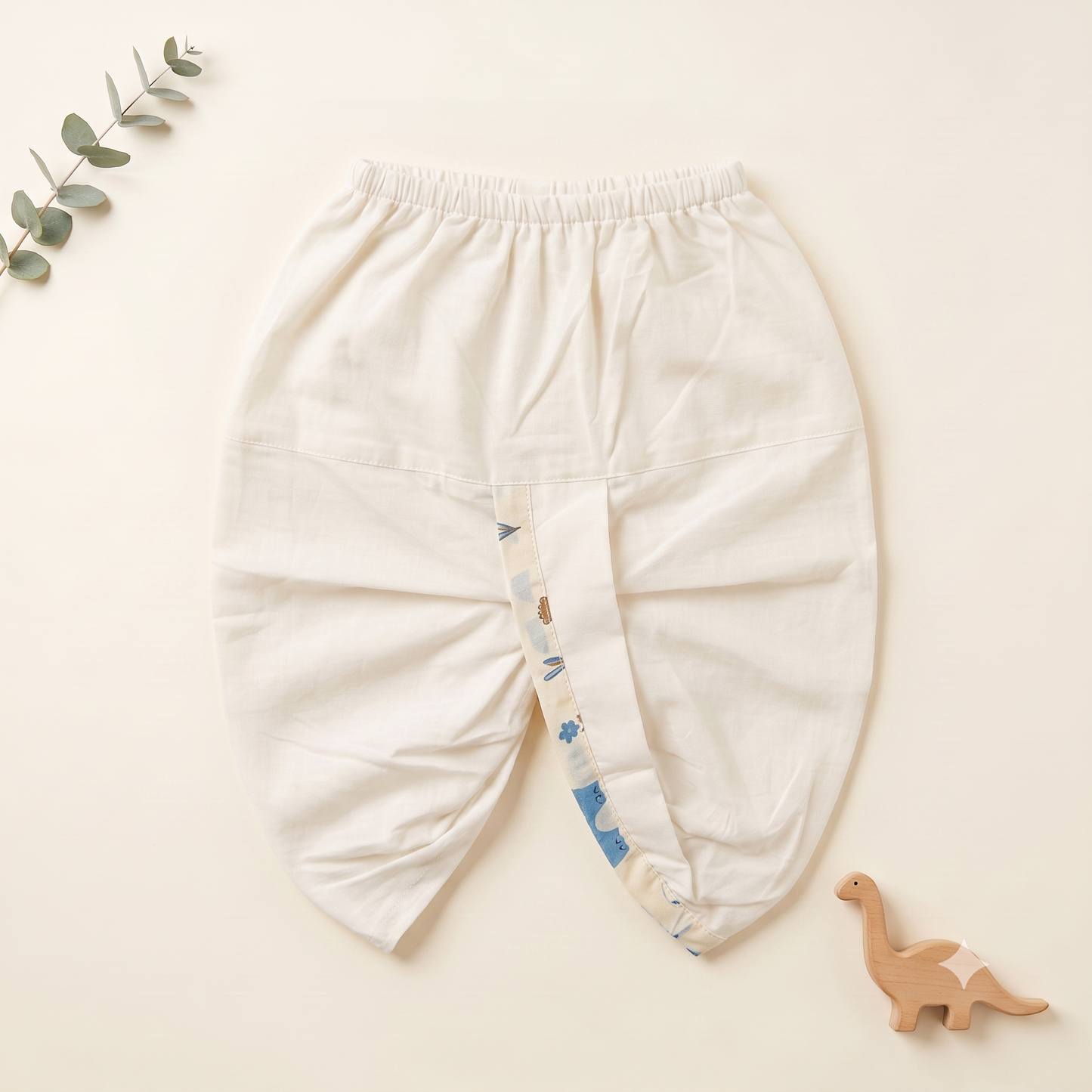 Organic Cotton Elephant Motif Angrakha & Dhoti