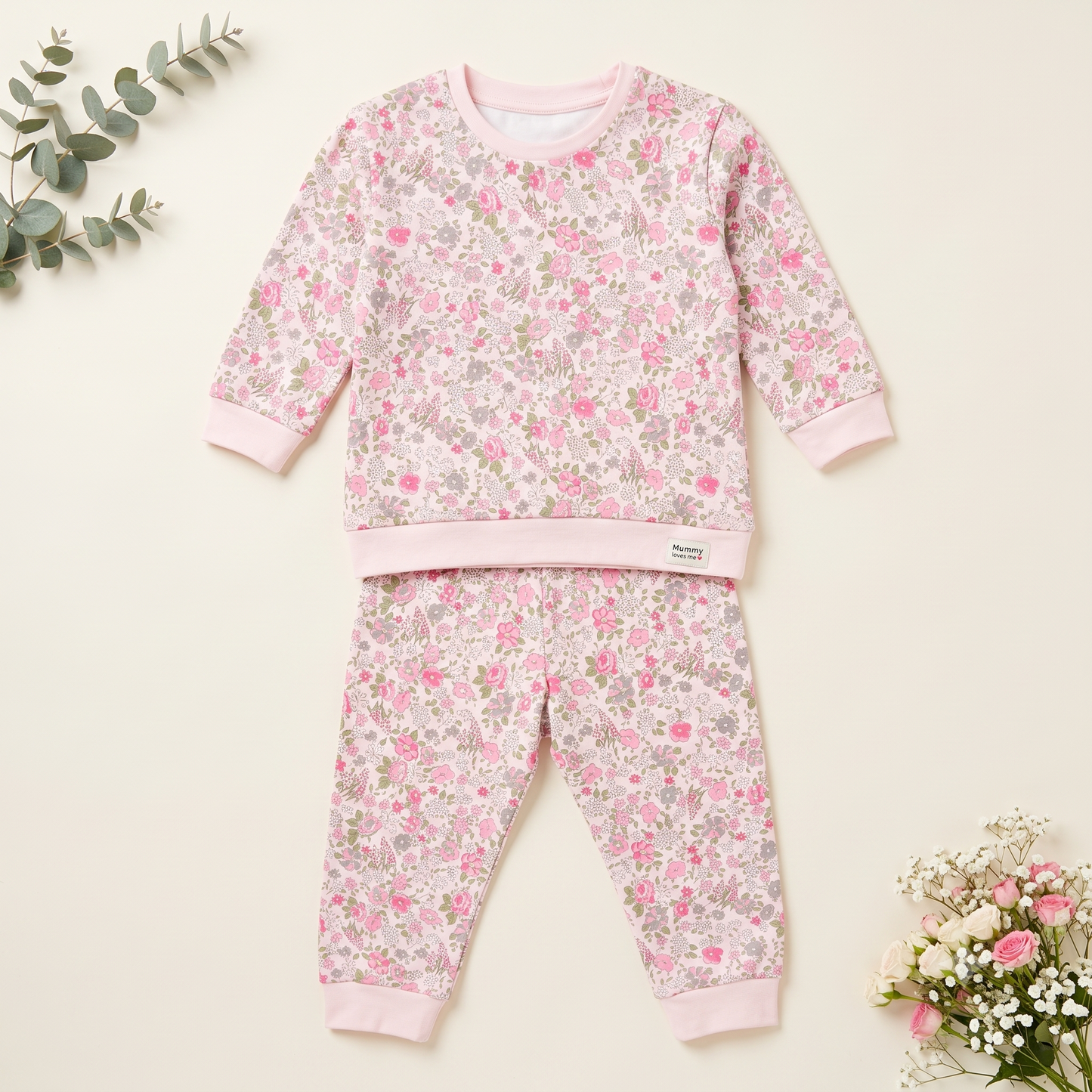 Sweet Petal Sweatshirt & Pant Set