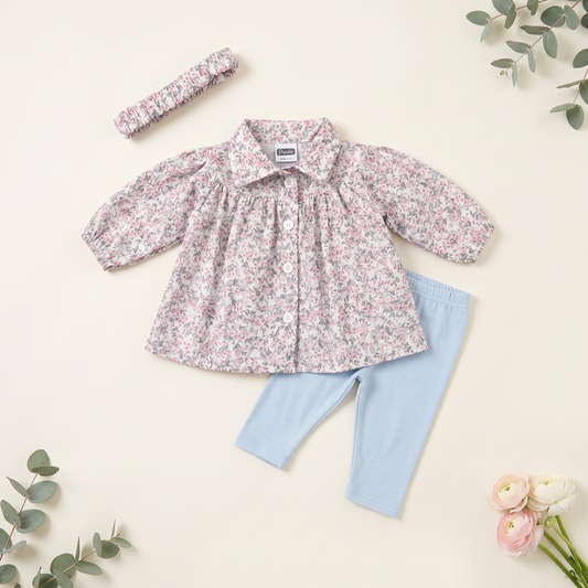 Meadow Bloom Seersucker 3-Piece Set