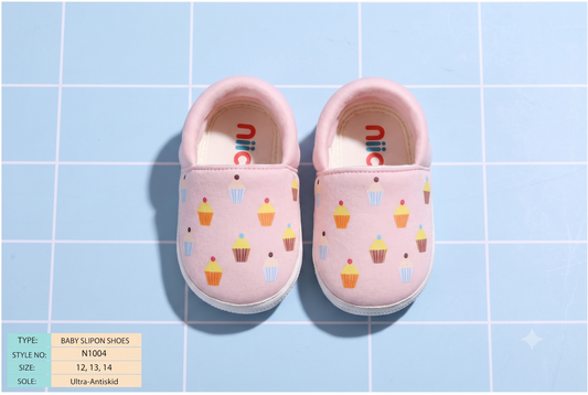 Pink Ice Cream Baby Slip-On Loafers  Option