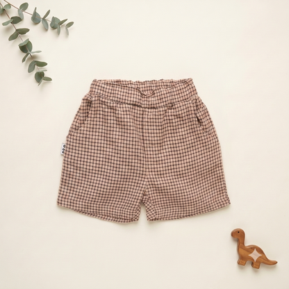 Little Charmer Tee & Checkered Short Set