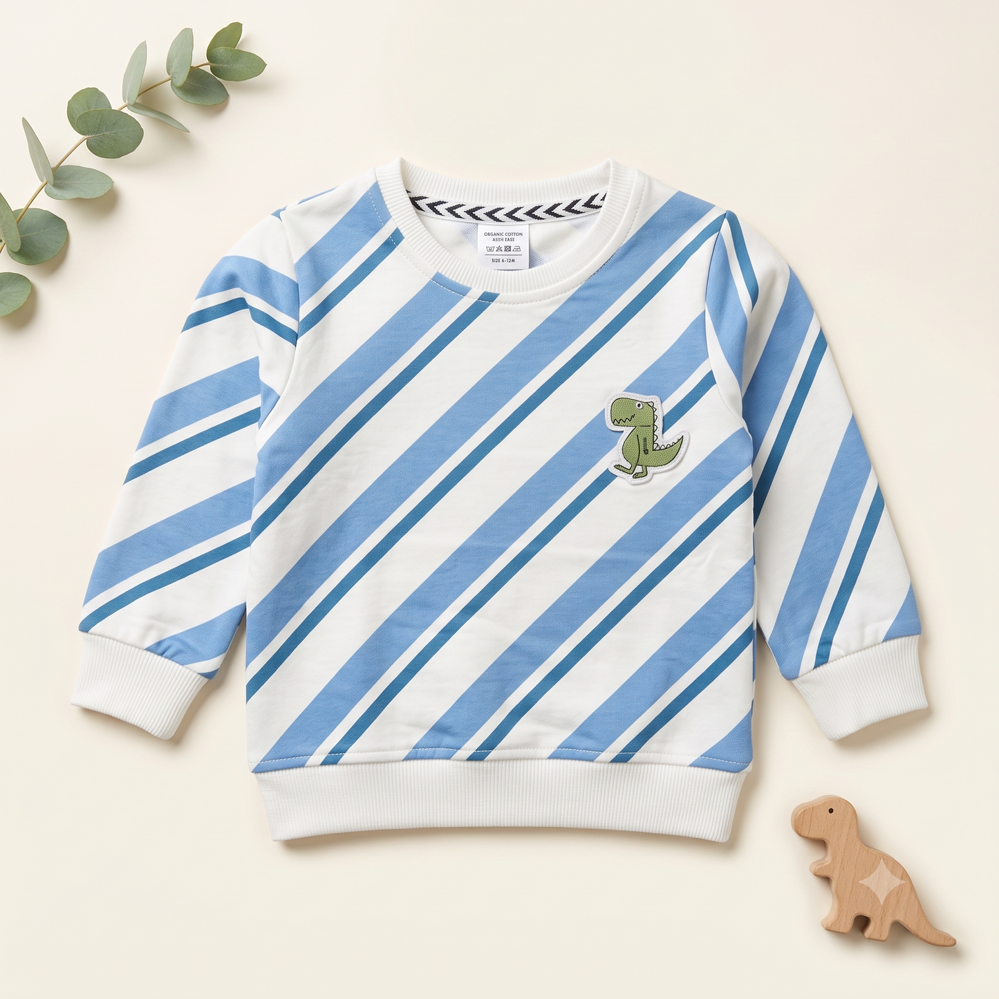 Dino Explorer Striped Pullover & Jogger Set