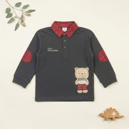 "Little Gentleman" Teddy Bear Polo Set