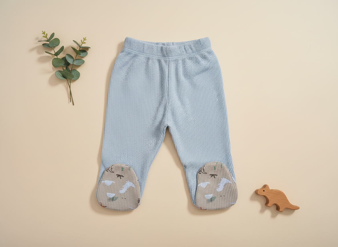 Ribbed Dino Layette Set