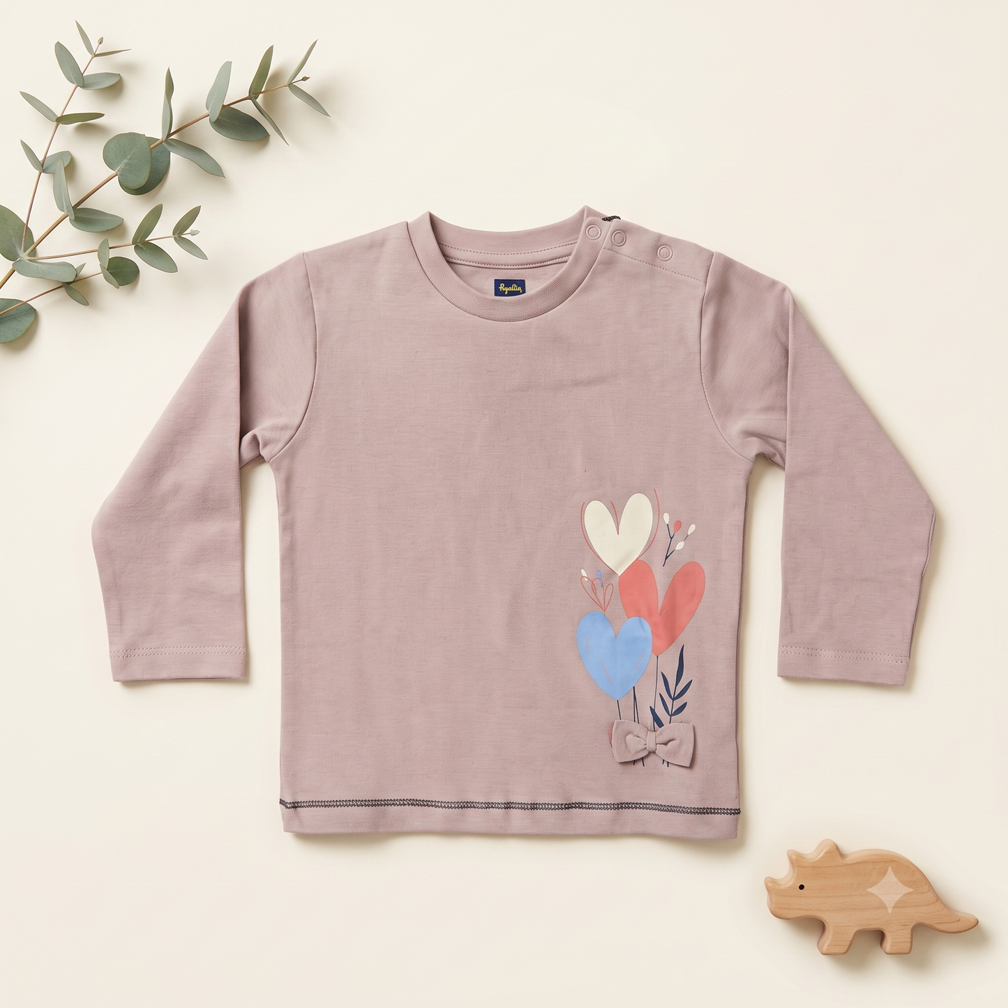 Premium Cotton Infant Girls Top Bottom Set