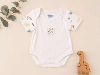 Ribbed Dino Layette Set