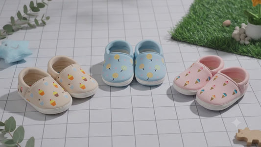 Beige Cupcake Baby Slip-On Loafers